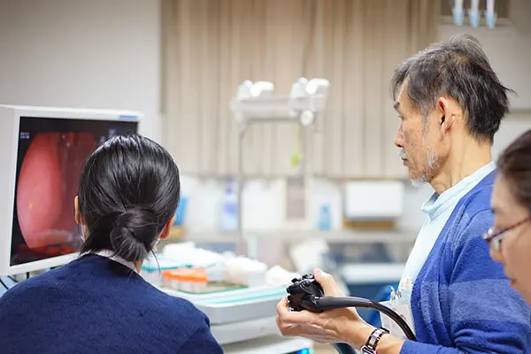 内視鏡検査の様子